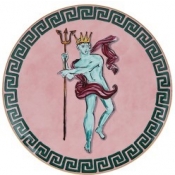 Ginori Il Viaggio Di Nettuno Pink Charger Plate - 13"